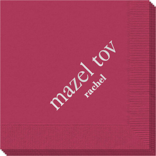 Big Word Mazel Tov Napkins